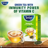 Tetley Loose Green Tea Leaves 500g, Classic Flavour, Immune With Added Vitamin C, Makes 400 Cups, Long Leaf Tea, 5X Antioxidants As An Apple