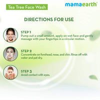 Mamaearth Tea Tree Oil Control Face Wash | Controls Acne & Pimples | Removes Excess Oil | For Oily and Sensitive Skin | For Men & Women | 250 ml