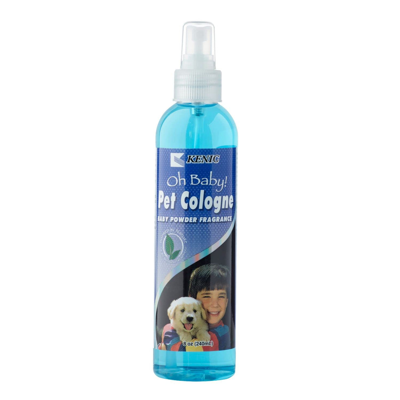 Kenic Oh Baby Pet Cologne & Deodorizer Spray, Soft Baby Powder Scent, Neutralizes Odors, Shines Coat & Fur, For Dogs & Cats