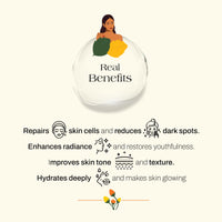 Ashpveda Nourishing & Restoring Night Cream with Saffron & Sandalwood | Refined Skin Complexion Cream For Women & Men | Reduces Fine Lines & Wrinkles (50 gm)