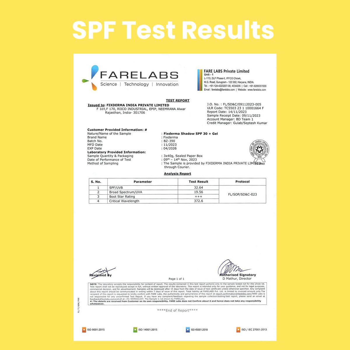 Fixderma Shadow Sunscreen SPF 30 PA+++ Transparent Silicone Gel | Moisturizer for Acne Prone Skin | Sun Screen Protector SPF 30 | Sunscreen for Body & Face | Broad Spectrum Sunscreen for UVA & UVB Protection | Sunscreen for Women & Men - 30gm