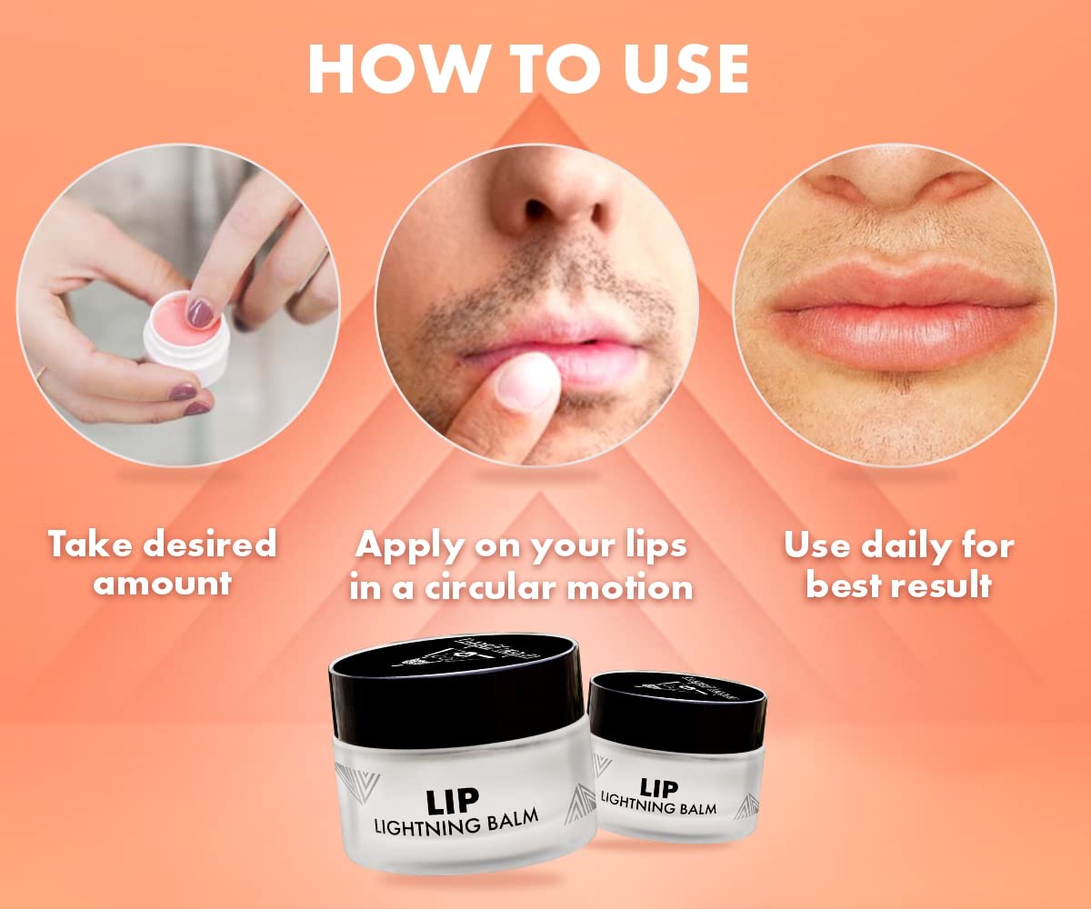 Urbangabru Lip Balm For Lightening & Brightening Dark Lips With Shea Butter, Beeswax & Vitamin-E (Lip Balm) 20g - Pink