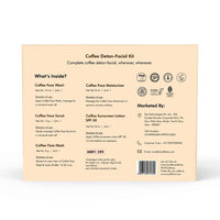 mcaffeine Coffee Detan Facial Travel Kit|Gift For Birthday And Anniversary|Value Pack Of 5 Signature Face Care Products: Face Wash, Scrub, Mask, Moisturizer & Sunscreen For Both Women And Men