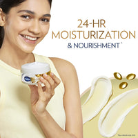 Vaseline Deep Moisture Silky Body Creme, 180 g. With Cera-Boost Technology for Silky Smooth Skin