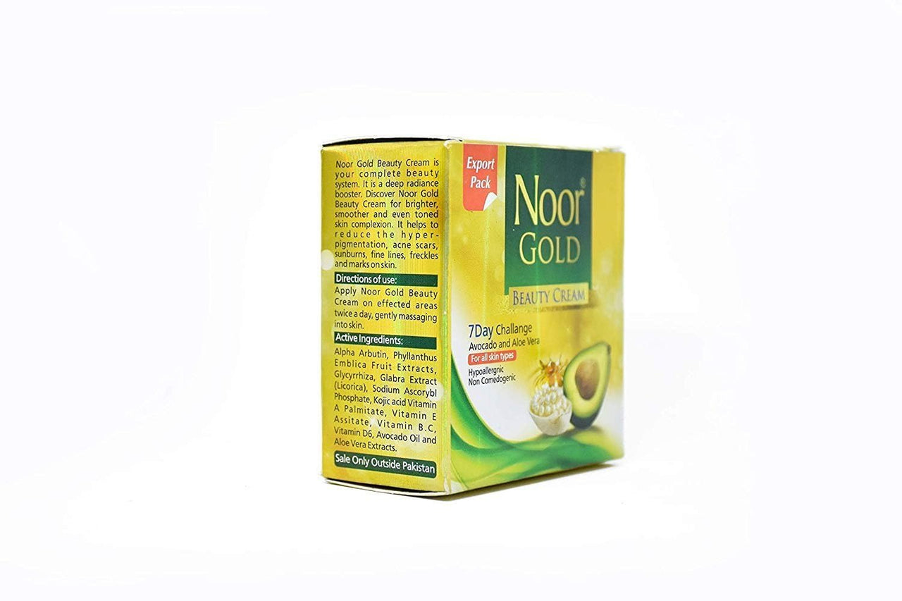 Noor Herbal Gold Beauty Cream Avocado and Aloe Vera 28g