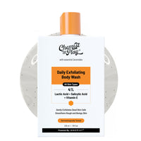 Chemist At Play Exfoliating Body Wash 236ml | 4% (Salicylic Acid, Vitamin E and Lactic Acid) | Paraben & SLS Free | Gentle Exfoliating Shower Gel | Removes Tan| Prevents Dry, Rough, Bumpy Skin | Men & Women