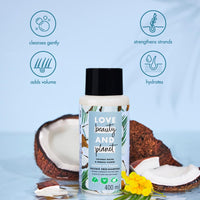 Love Beauty & Planet Coconut Water And Mimosa Flower Volume And Bounty Conditioner|| No Parabens|| No Dyes|| 100% Organic Coconut Oil|| 200Ml, 1 Count