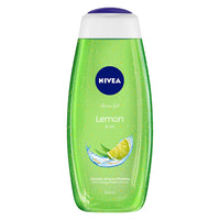 NIVEA Body Lotion for Very Dry Skin, 600 ml & NIVEA Body Wash, Lemon & Oil Shower Gel, Pampering Care with Refreshing Scent of Lemon, 500 ml