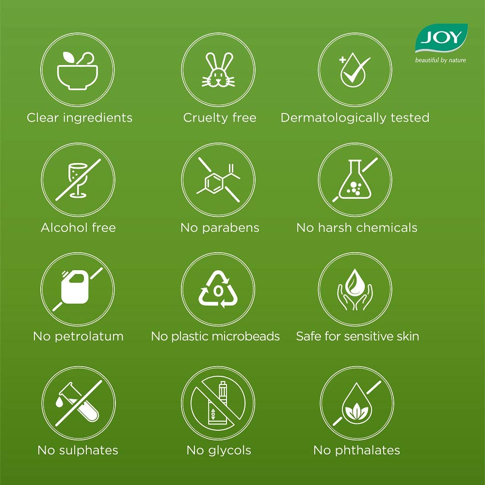 Joy Skin Purifying Neem Face Wash for Oily & Acne-Prone Skin | Fights Pimples, Controls Excess Oil & Unclogs Pores | Natural Antibacterial Formula | Men & Women 100ml x 2