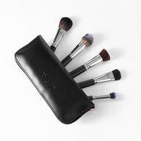PAC Cosmetics Face Series (5 Brushes) Best Face Makeup Brushes For Foundation, Concealer, Blush, Bronzer, and Setting Powder Application and Blending