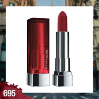 Maybelline New York Color Sensational Creamy Matte, 695 Divine Wine, 3.9g with FREE Color Sensational Creamy Matte 671 Heated Pink