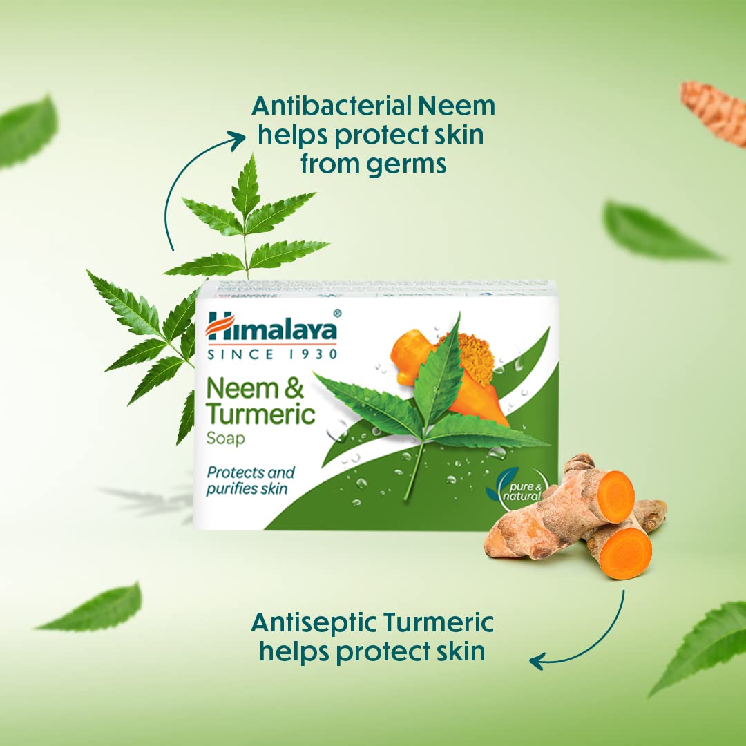 Himalaya Herbals Neem and Turmeric Soap, 125g