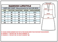 NAINVISH Women's  Pure Cotton Printed Straight Kurti (SD190-191_K)
