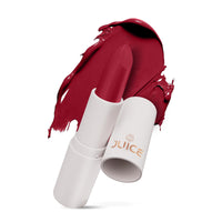 Juice Kiss Sensation lipstick for dusky skin tone matte for women with Goodness of Bio Retinol, UV Protection & Long lasting Lipstick (Red Carpet - M02)