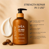 Beauty Garage Shea 18-Mea Collagen Therapy Shampoo 300ml