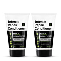 Ustraa Intense Repair Conditioner - 100 g - Set of 2 | Fiber Restoration Technology | Helps Protect & Restore Hair Bonds | with Black Rice, Quinoa Extracts & Keratin | No SLS, No Paraben