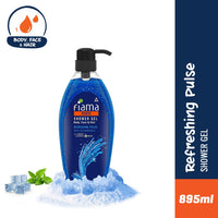 Fiama Men Shower Gel Refreshing Pulse Body Wash with Skin Conditioners for Refreshed Skin, 895 ml bottle