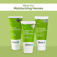 The Derma Co 4% Ceramide Barrier Repair Moisturizer | Niacinamide & Oxylance I Repairs & Strengthens Skin I Improves Skin texture I Lightweight Cream I 24 Hrs Moisturization | For All Skin Type - 50gm