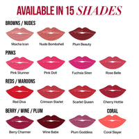 MyGlamm Ultimatte Long Stay Matte Liquid Lipstick - Coral Slayer (Coral) | Long Lasting Lipsticks for Women with 8hr Stay | No-Smudge & Waterproof | Intense Colour | Moisturising Formula | 2.5ml