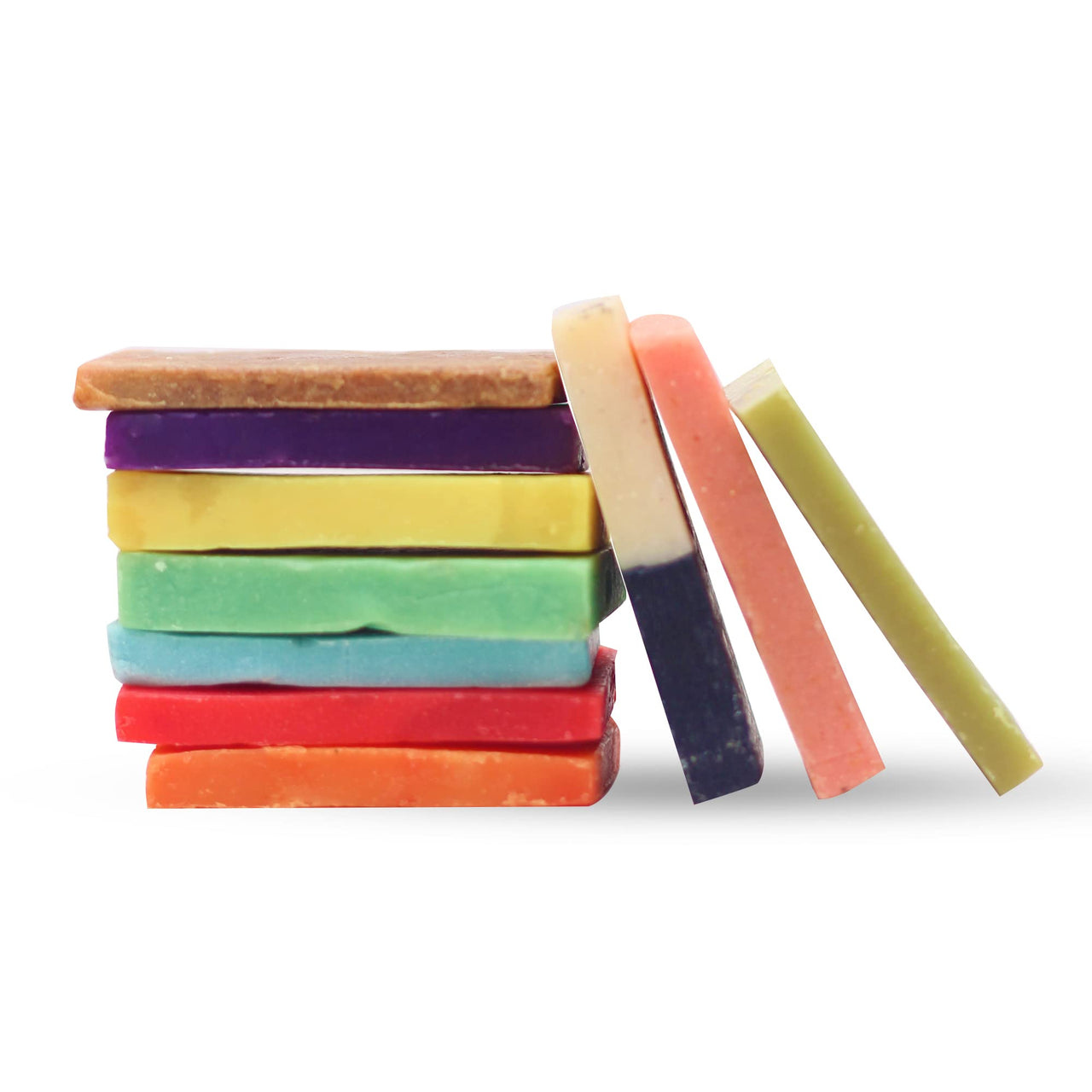 Soulflower Organic Soap Sampler Pack | Men & Women for Brightening, Refreshing, Exfoliating |100% Natural, Handmade, Pure, Vitamin E | Set of 10 (30g Each)