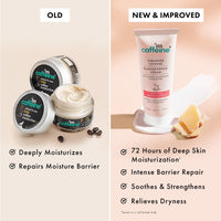 mCaffeine Ceramide Intense Barrier Repair Cream | 72Hrs Deep Skin Moisturization | Repairs & Strengthens Skin | Soothing & Creamy Moisturizer For Dry to Very Dry Skin | For Men & Women - 50ml