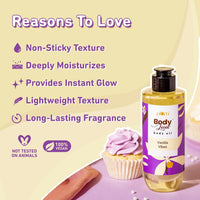 Plum BodyLovin' Vanilla Vibes Body Oil | Intense Moisture & Instant Glow | Long Lasting Warm Vanilla Fragrance | Non-Greasy & Lightweight | Soft & Nourished Skin | For Dry To Very Dry Skin - 200ml