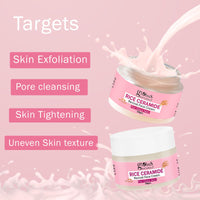 Globus Natural Rice Ceramide Revival Face Cream, Enriched with Sunflower & Coffee, For Glass Skin, 50 gm (Pack of 2)