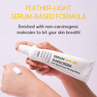 Cos-IQ Sunscreen SPF 30 PA++++ | Clinically Tested Lightweight | No White Cast | Broad Spectrum Serum-Based Sunscreen, UVA, UVB and IR Protection | For Women & Men | 100ml