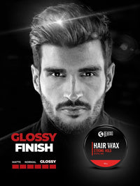 Beardo Stronghold Hair Wax, 100 gm (Pack of 2) | Crystal Hair Wax | Hair Wax Men | Styling Wax | Glossy Finish | Shine | Strong Hold | Hair Wax