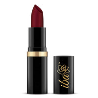 Iba Halal Care Pure Lips Moisturizing Cream Finish Lipstick Shade - A72, Maroon Burst, 4g and Halal Care All Day Kohl Kajal with Matte Finish - Jet Black, 0.35g