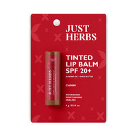 Just Herbs Body Lotion For Dry Normal & Combination Skin Nourishing Body Milk With Coconut + Almond - 300ml & Just Herbs Tinted Lip Balm 4 g (Cherry) Combo