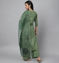 RATAN Straight Salwar Suit Kurta Palazzo Set with Printed Dupatta for Women