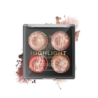 LAKYOU BEAUTY Super Highlight Highlighter | Multishade Highlighter Palette | Travel Friendly | Highly Pigmented | Easy to Blend | Long Lasting | Shade-03 | 15g