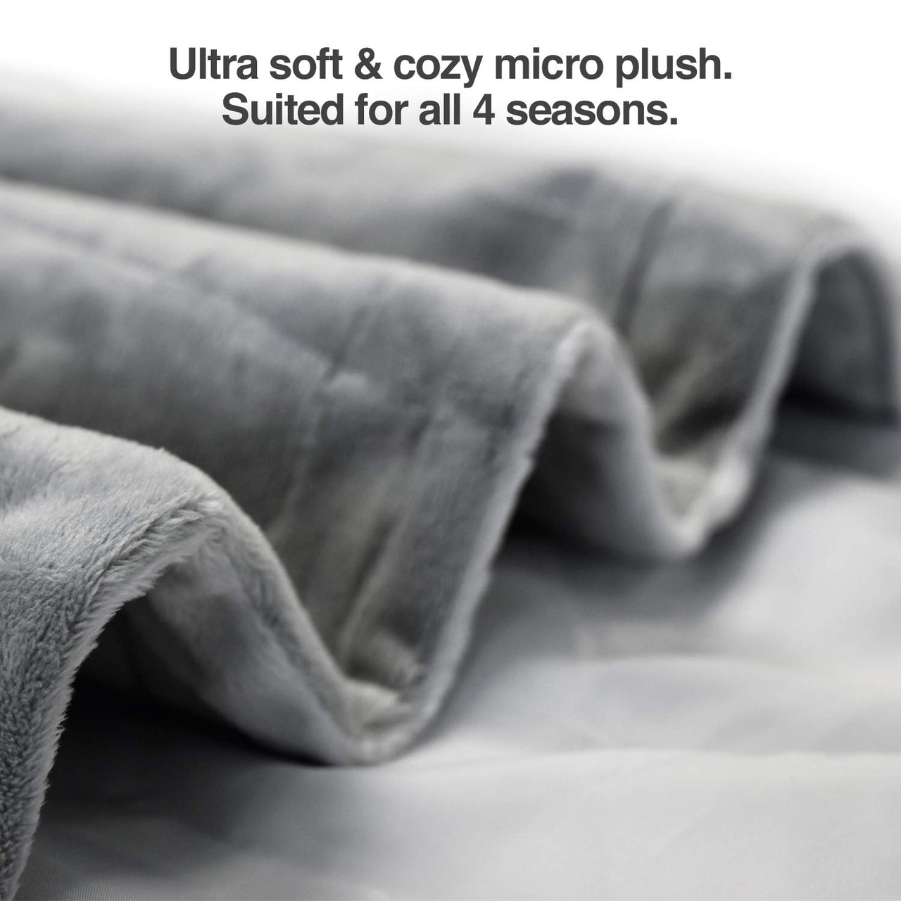 PetFusion Premium Dog Blanket, Cat Blanket | Ultra Soft Pet Blanket Available in Plush or Quilted, 2 Colors (Grey, Brown) | Perfect Blanket for Small Dogs & Large Dogs. 12 Month Warranty X-Large (60 x 48") Gray