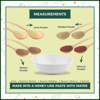 INDUS VALLEY Hair Strengthening pack (Amla, Reetha, Shikakai, Hibiscus Powder) | Beauty Gift Set | Gift for Your Best Friend, Lover, Girlfriend, Fiancee, Wife, Mother, Daughter on Diwali Gift, Christmas, Birthday, Anniversary, New year, Valentine's Day, M