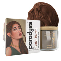 paradyes Top-Up Semi-Permanent Coffee Brown Diy Conditioner Based Hair Colour, 120 Gm,All,1 Count