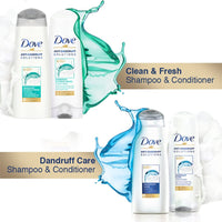 Dove Dandruff Clean & Fresh Shampoo for Dry, Itchy & Flaky Scalp, 180 ml