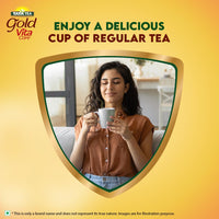Tata Tea Gold Vitacare | Tea With Power Of 4 Vitamins | Vitamin D | Vitamin B6 | Vitamin B9 | Vitamin B12 | Loose Leaf Black Tea | 500 Gram