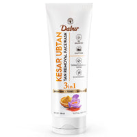 DABUR Kesar Ubtan Face Wash-100Ml|Enriched With Natural Turmeric, Niacinamide & Saffron To Brighten, Tone And Gently Exfoliate Skin|For Removing Tan, Dark Spots, Dirt & Impurities|For Men & Women