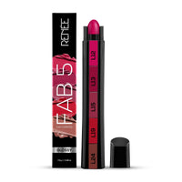 RENEE FAB 5 Glossy 5 in 1 Lipstick 7.5 Gm & RENEE Stay With Me Mini Matte Lip Color, Long Lasting, Non Transfer, Water & Smudge Proof