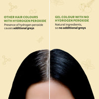INDUS VALLEY Damage Free Natural Gel Hair Colour for Women | Ammonia & PPD Free Organic Hair Colour with 100% Grey Coverage, Long Lasting Conditioning Hair Color | Dark Brown 3.00-220 ml