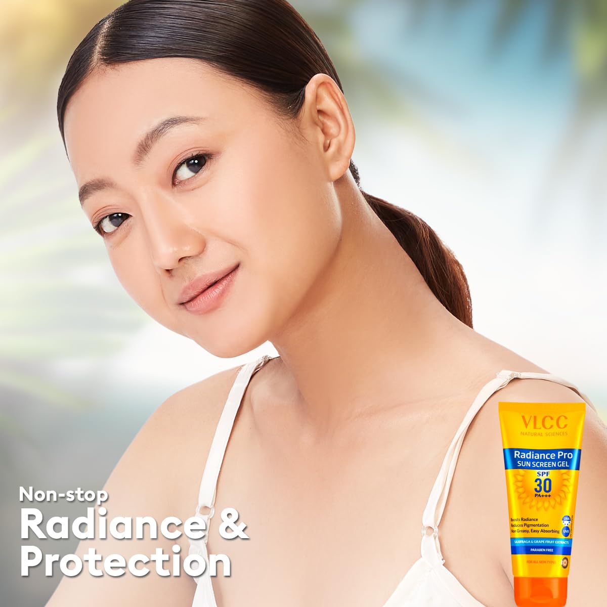 VLCC Radiance Pro SPF 30 PA+++ Sunscreen Gel - 100g + 25g | UVA and UVB Rays | Extra- Sun Protection, Boosts Radiance, Reduces Pigmentation | With Niacinamide, Mulberry, Saxifraga, Grapefruit.