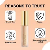 Lakyou Beauty High Coverage Liquid Concealers | Lightweight | Full Coverage | Smooth Finish | Long Lasting | Shade-04(Natural Nude) | 5.5ml