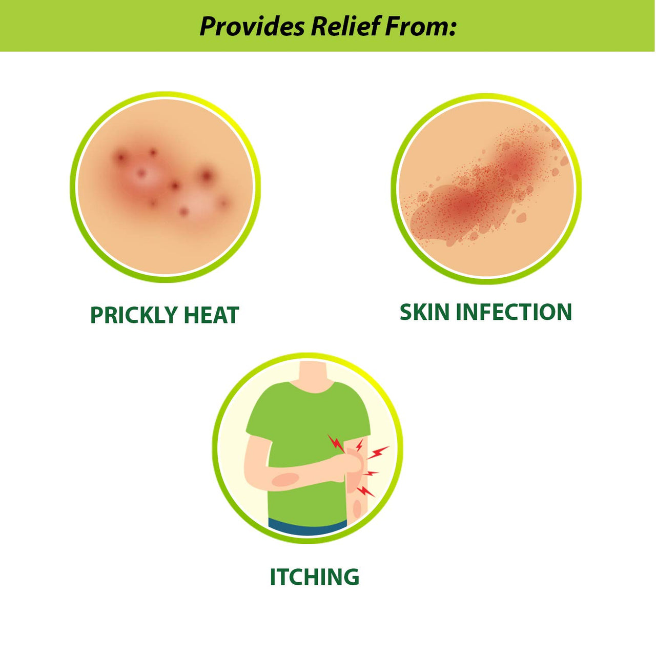 Tetmosol Anti-fungal Dusting Powder - for daily use - fights skin infections, prickly heat, itching - Pack of 3 (3x100gms)