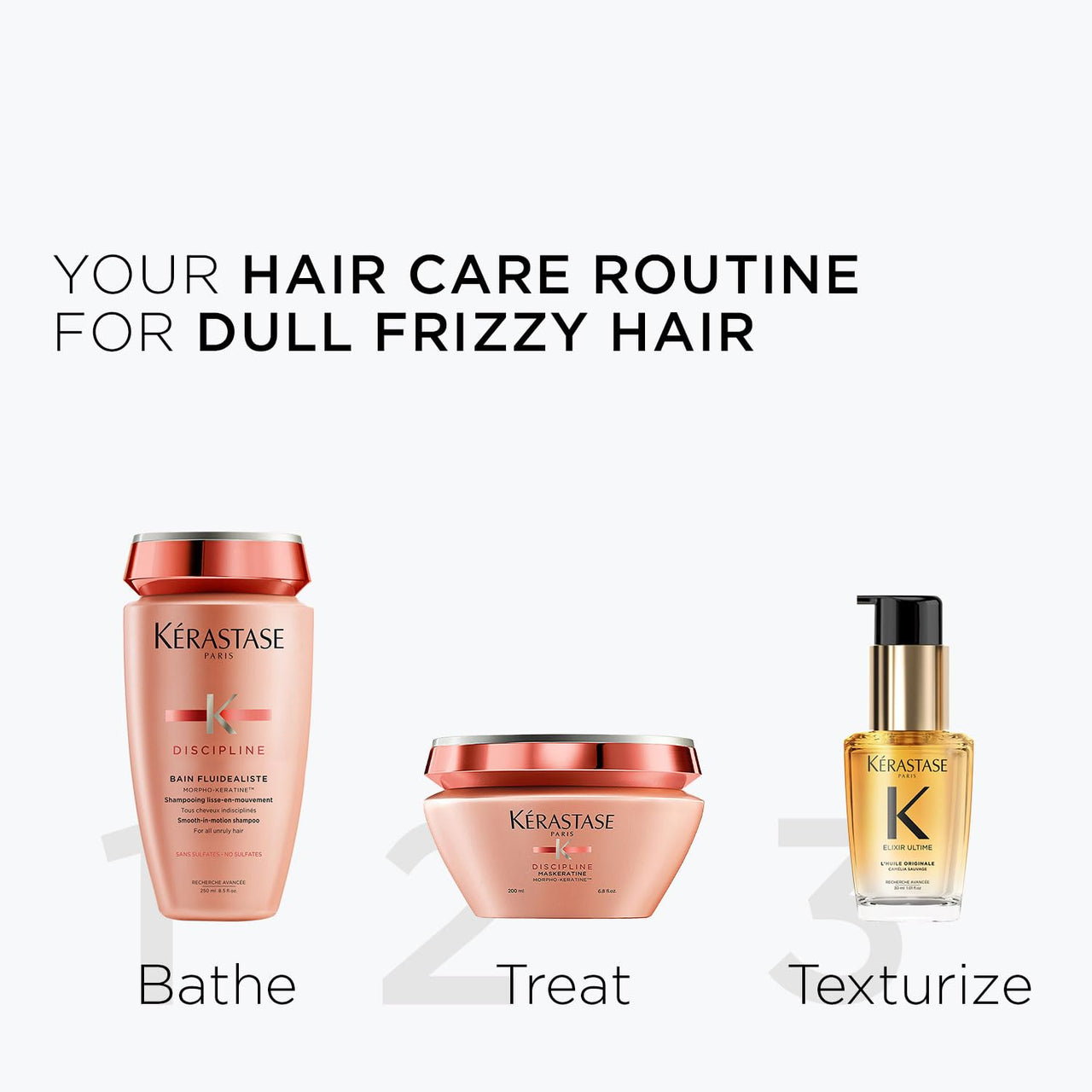 Kérastase Elixir Ultime Hair Oil-In-Serum 30ml | |For All Hair Types | 2X Shinier Hair | 96H Anti-Frizz Action | Infused with French Camellia, Marula and Argan Oils