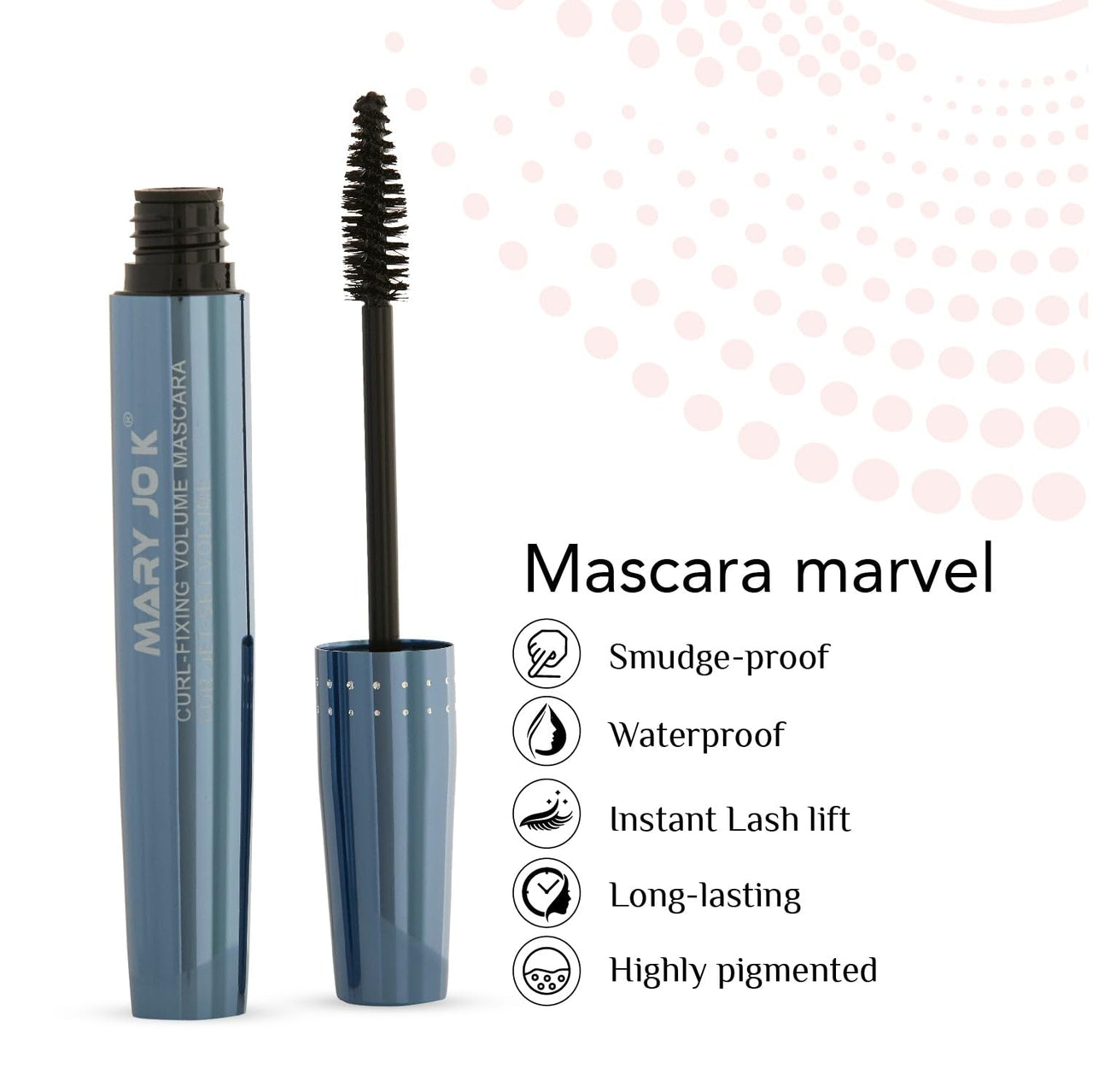 Mary Jo K Ultra-Lash Definition Mascara, Volumizing, Long-lasting, Black
