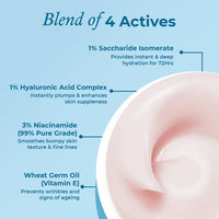 The Pink Foundry Waterlight Gel Moisturiser With 72 Hours Of Hydration With 1% Hyaluronic Acid&1% Saccharide Isomerate|Lightweight&Non-Sticky Moisturiser|All Skin Types|Dermatologically Tested|50Ml
