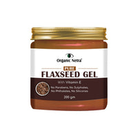 Organic Netra Pure Flaxseed Gel 200g and Organic Netra Sindoor/Kumkum Paste -8gm