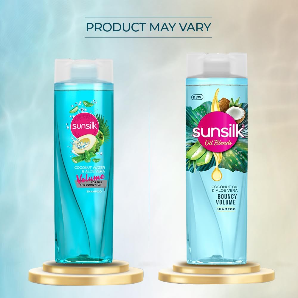 Sunsilk Coconut Water & Aloe Vera Volume Hair Shampoo, 370 ml
