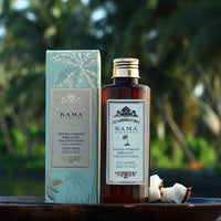 Kama Ayurveda Bringadi Intensive Hair Treatment Oil, 8.4 Fl Oz & Extra Virgin Organic Coconut Oil, 200ml